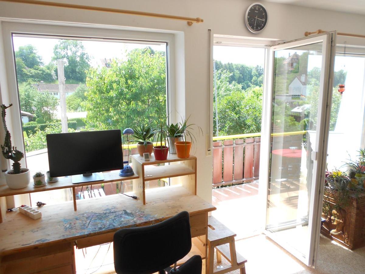 Grosses Zimmer Bad Kueche Wohnzimmer Terasse Garten Zentral Ruhig Landsberg am Lech Exteriör bild
