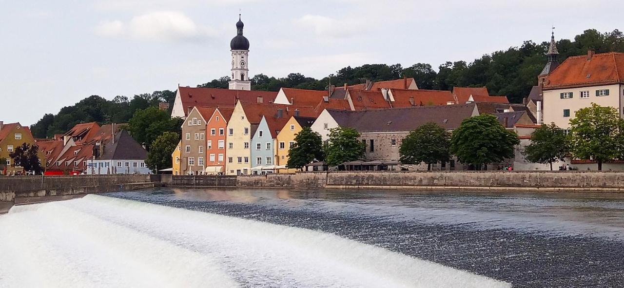 Grosses Zimmer Bad Kueche Wohnzimmer Terasse Garten Zentral Ruhig Landsberg am Lech Exteriör bild