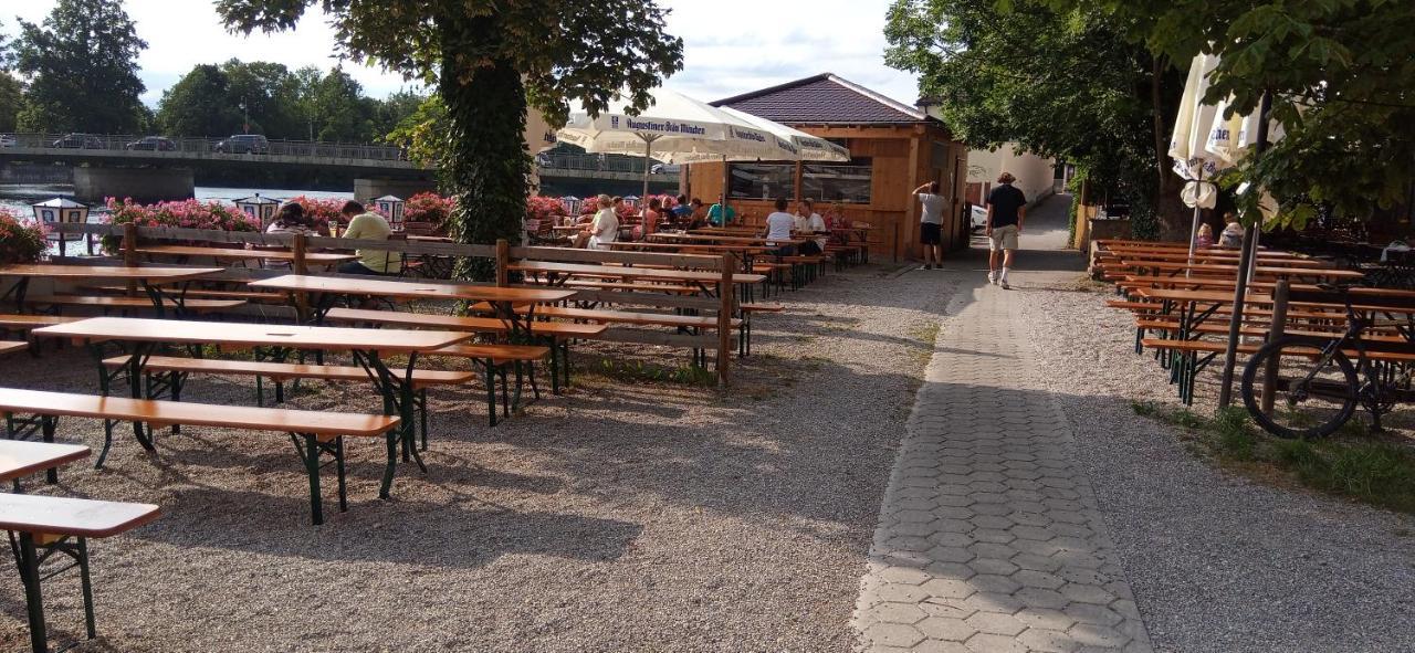 Grosses Zimmer Bad Kueche Wohnzimmer Terasse Garten Zentral Ruhig Landsberg am Lech Exteriör bild